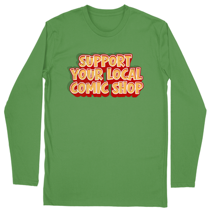 Long Sleeve Unisex T-shirt - Green - front
