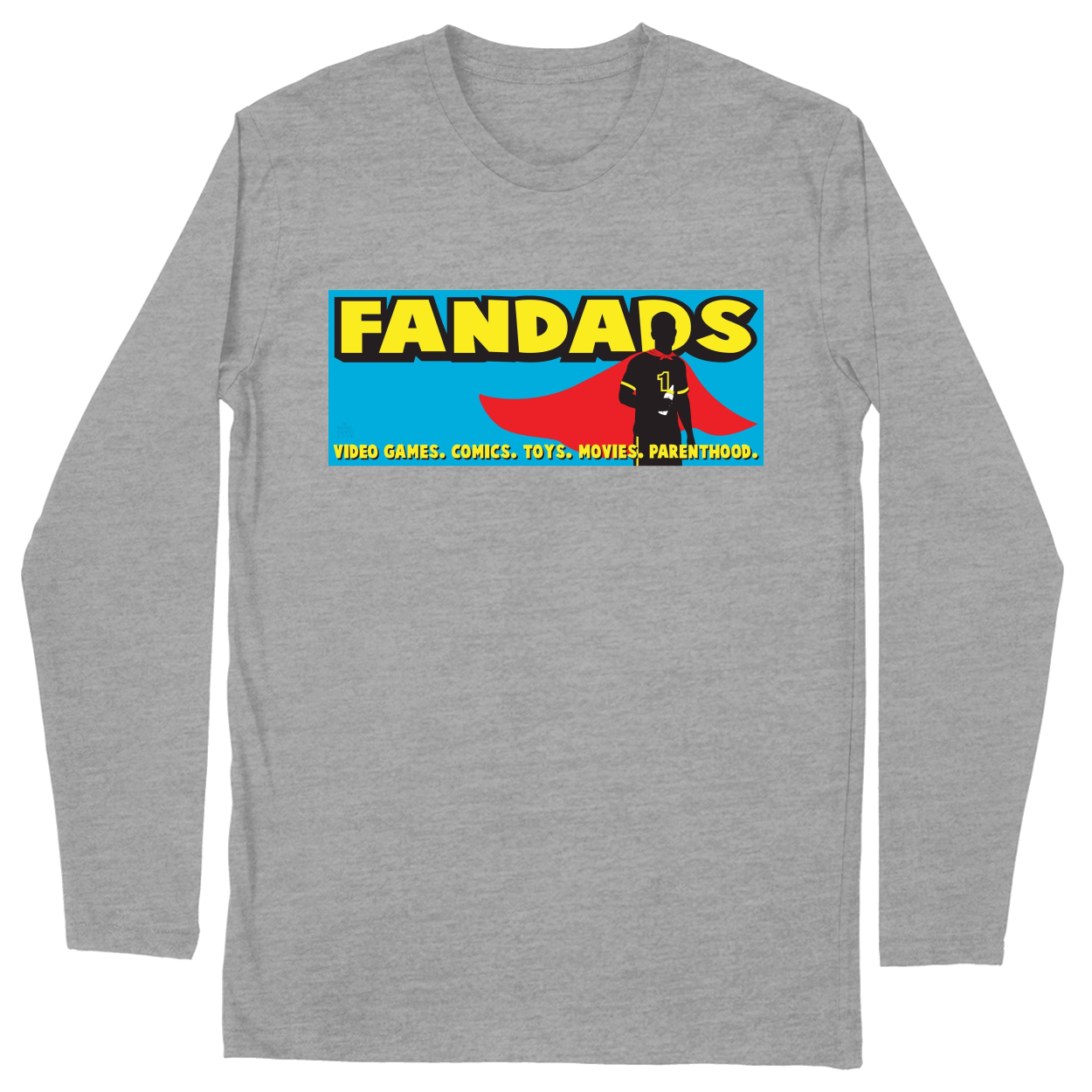 Long Sleeve Unisex T-shirt - Heather Grey - front***Heather Grey|||Long Sleeve Unisex T-shirt
