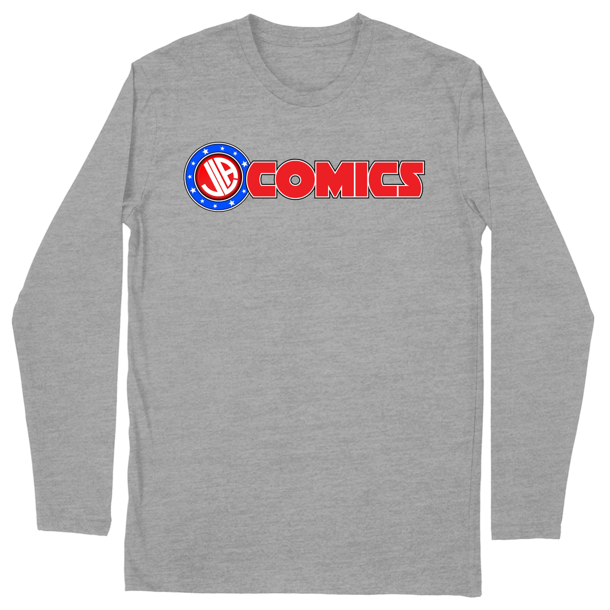 Long Sleeve Unisex T-shirt - Heather Grey - front