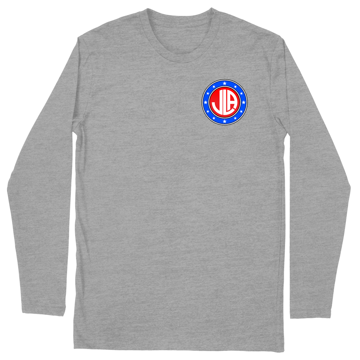 Long Sleeve Unisex T-shirt - Heather Grey - front***Heather Grey|||Long Sleeve Unisex T-shirt