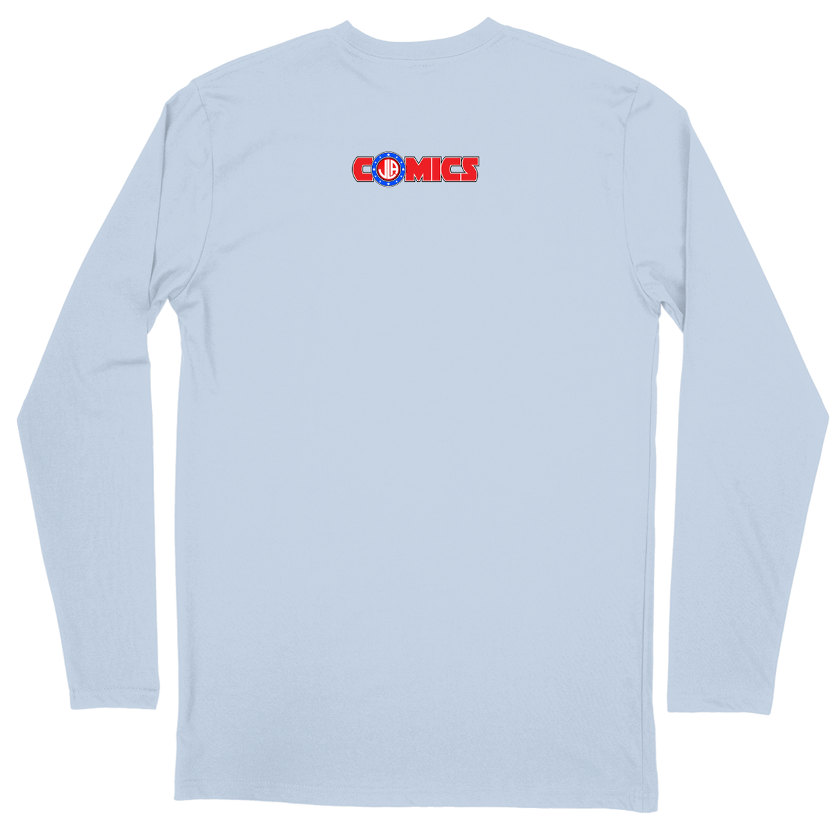 Long Sleeve Unisex T-shirt - Light Blue - back