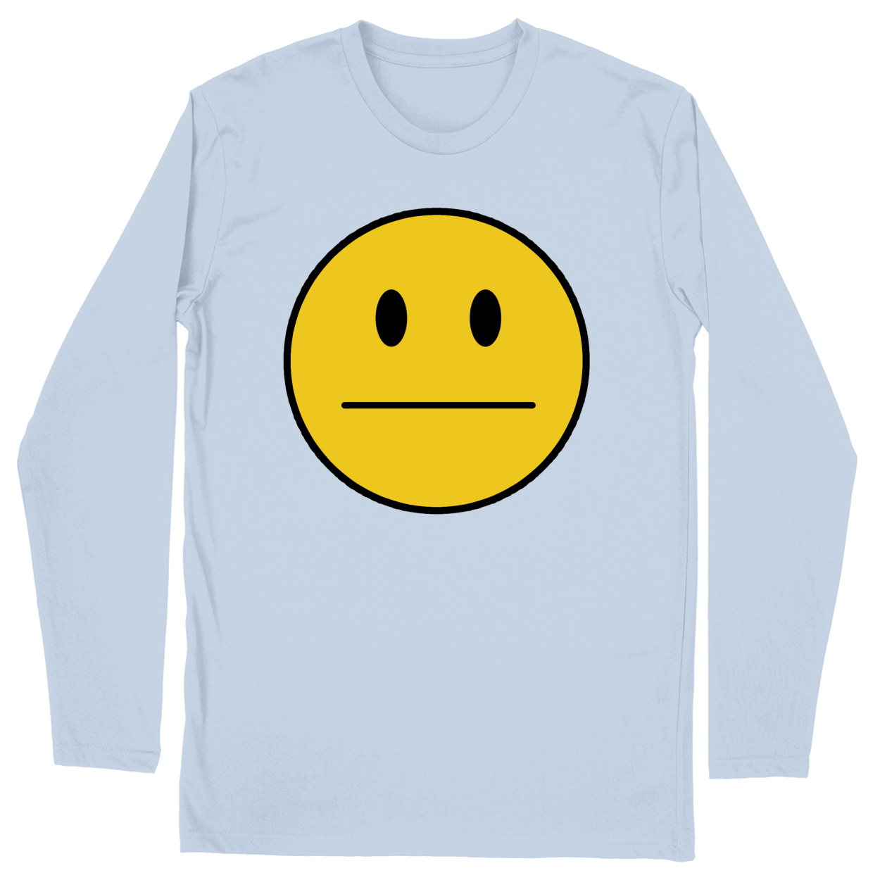 Long Sleeve Unisex T-shirt - Light Blue - front***Light Blue|||Long Sleeve Unisex T-shirt