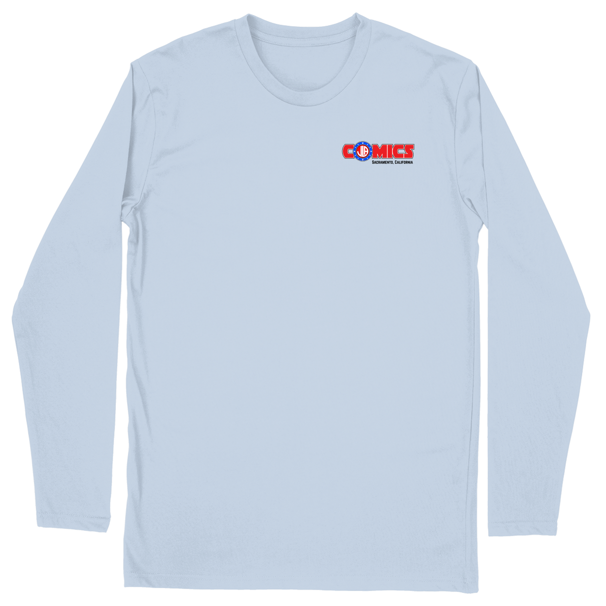 Long Sleeve Unisex T-shirt - Light Blue - front