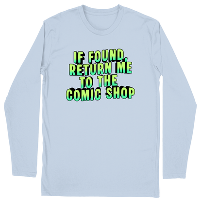 Long Sleeve Unisex T-shirt - Light Blue - front