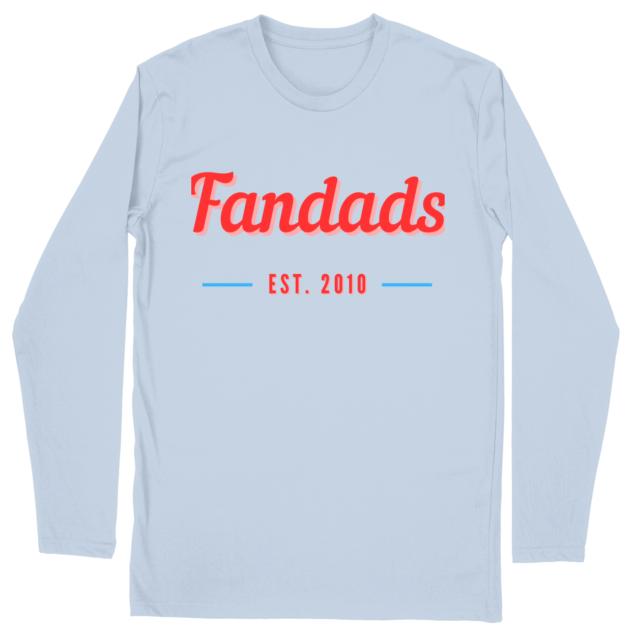 Long Sleeve Unisex T-shirt - Light Blue - front***Light Blue|||Long Sleeve Unisex T-shirt