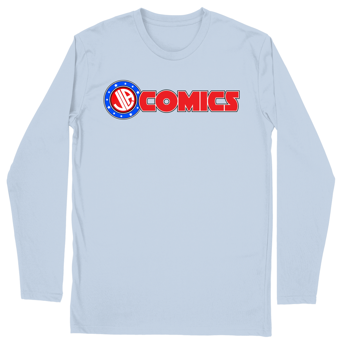 Long Sleeve Unisex T-shirt - Light Blue - front***Light Blue|||Long Sleeve Unisex T-shirt