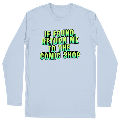 Long Sleeve Unisex T-shirt - Light Blue - front