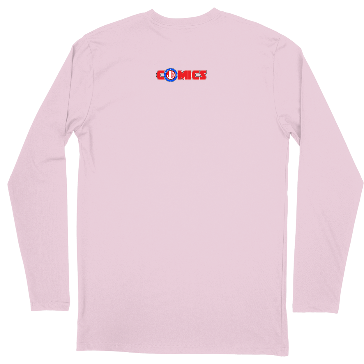 Long Sleeve Unisex T-shirt - Light Pink - back***Light Pink|||Long Sleeve Unisex T-shirt