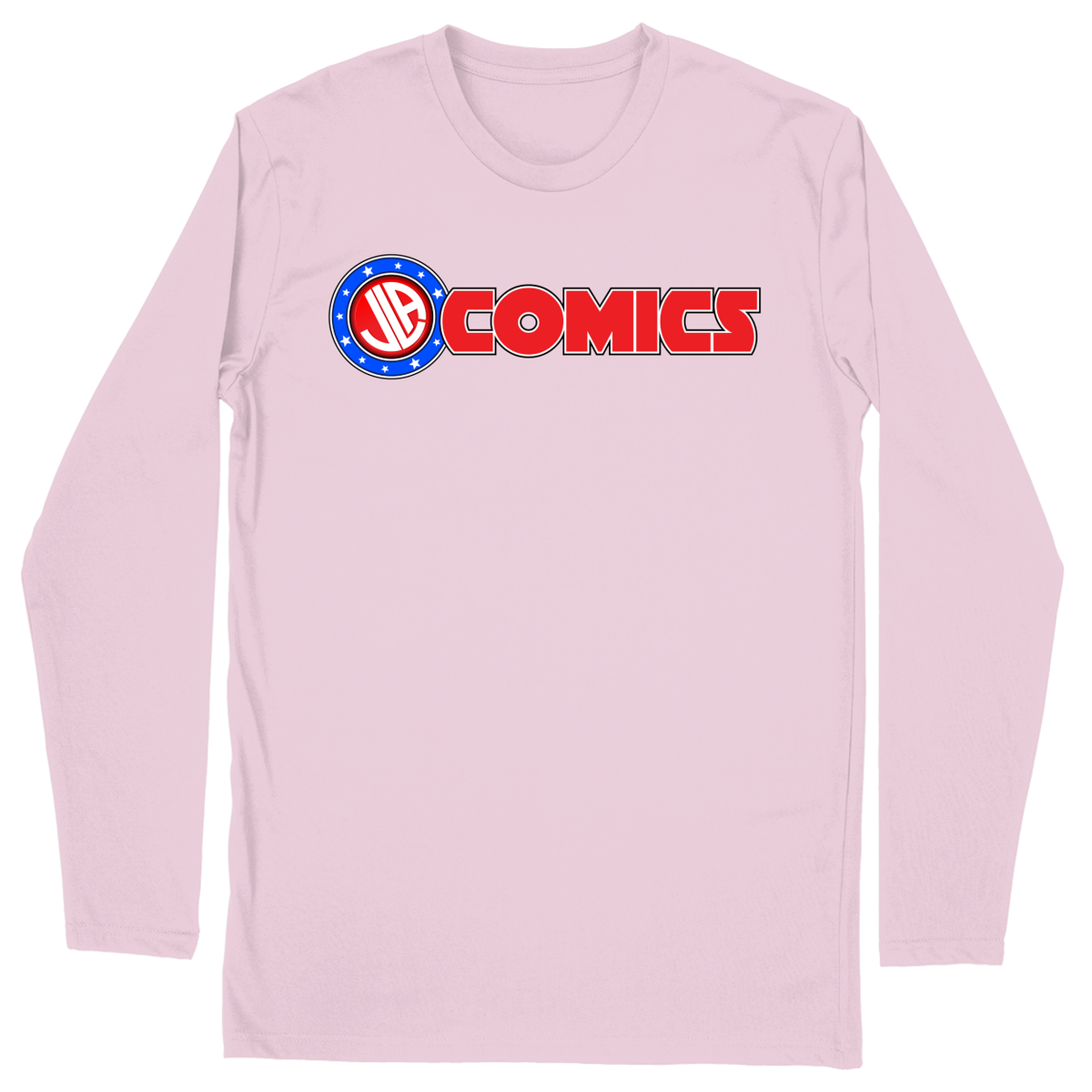 Long Sleeve Unisex T-shirt - Light Pink - front