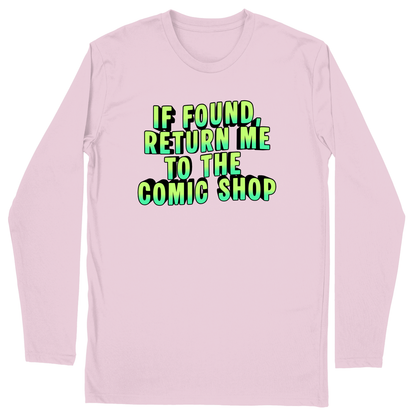 Long Sleeve Unisex T-shirt - Light Pink - front