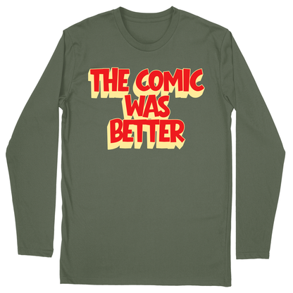 Long Sleeve Unisex T-shirt - Military Green - front
