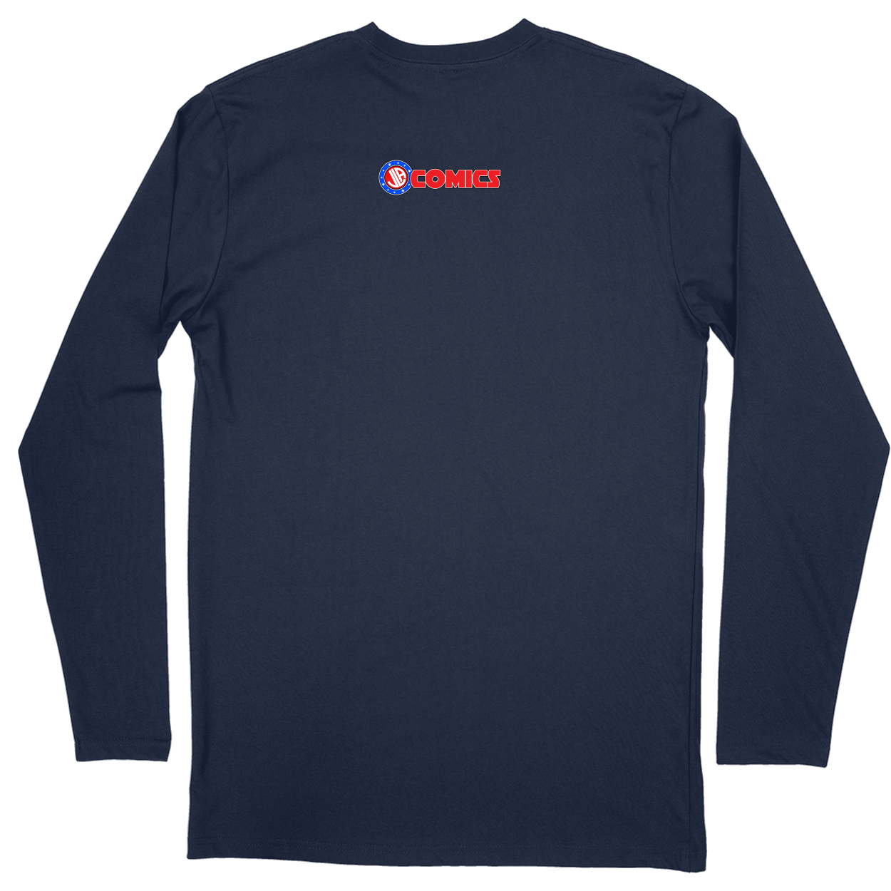 Long Sleeve Unisex T-shirt - Navy - back***Navy|||Long Sleeve Unisex T-shirt