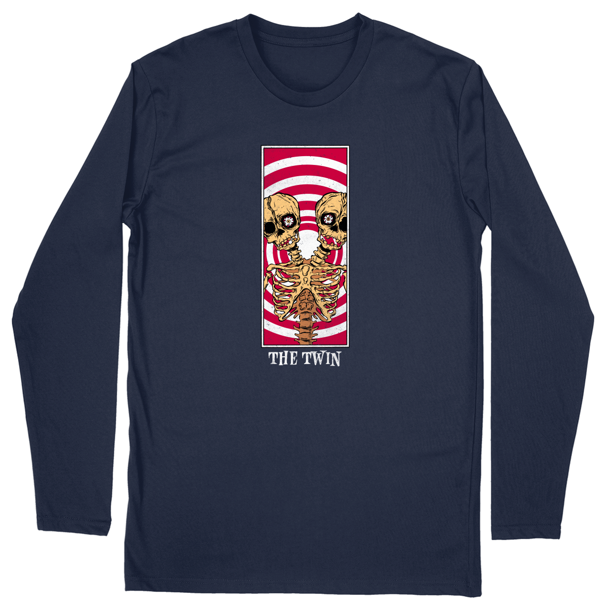 Long Sleeve Unisex T-shirt - Navy - front***Navy|||Long Sleeve Unisex T-shirt