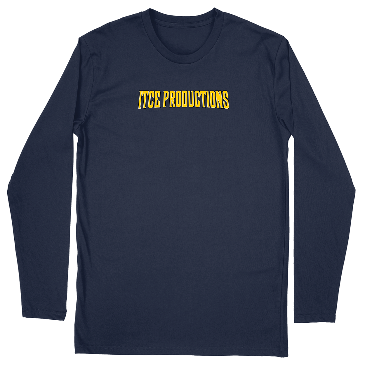 Long Sleeve Unisex T-shirt - Navy - front