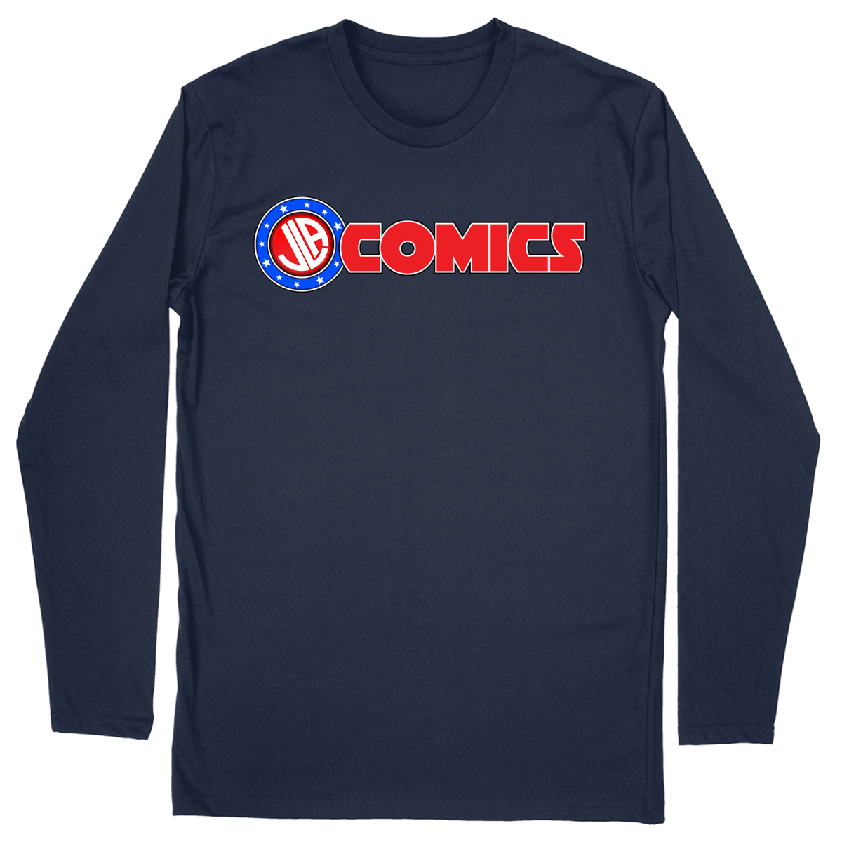 Long Sleeve Unisex T-shirt - Navy - front***Navy|||Long Sleeve Unisex T-shirt