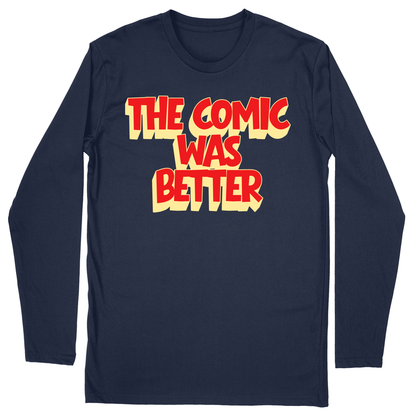 Long Sleeve Unisex T-shirt - Navy - front