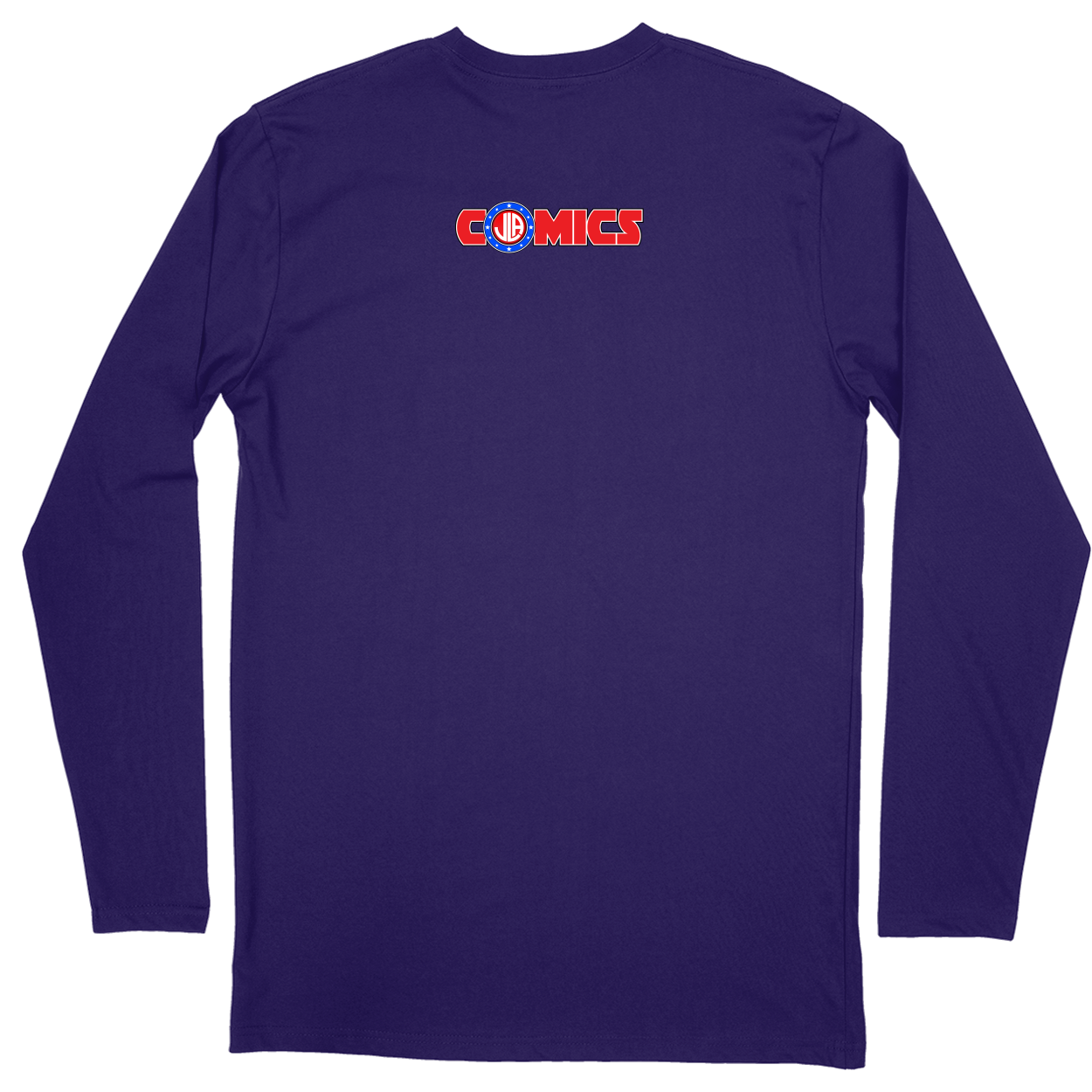 Long Sleeve Unisex T-shirt - Purple - back***Purple|||Long Sleeve Unisex T-shirt