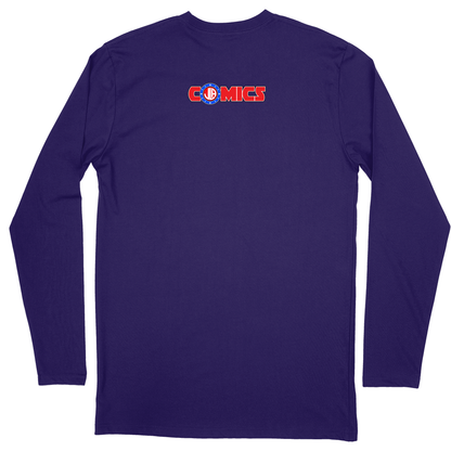 Long Sleeve Unisex T-shirt - Purple - back