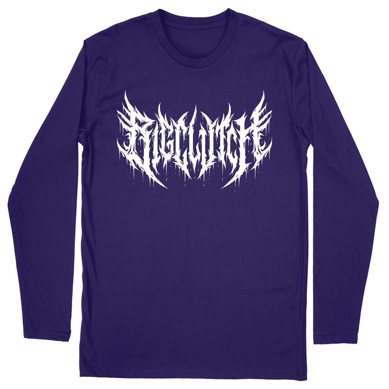 Long Sleeve Unisex T-shirt - Purple - front