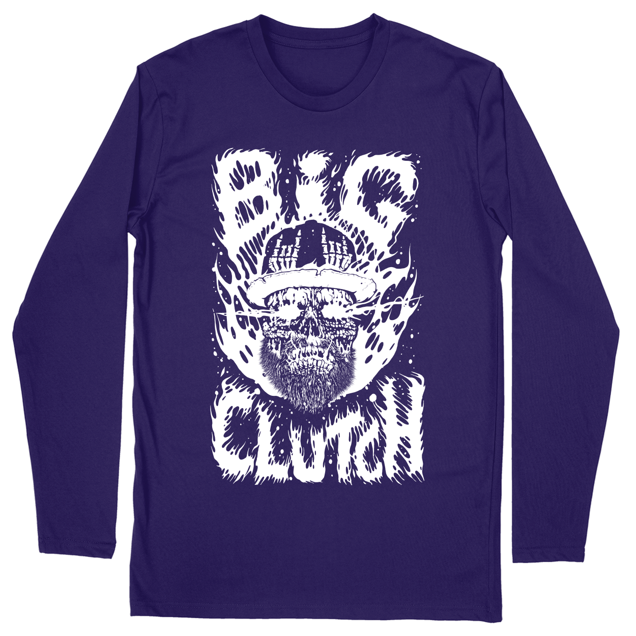 Long Sleeve Unisex T-shirt - Purple - front
