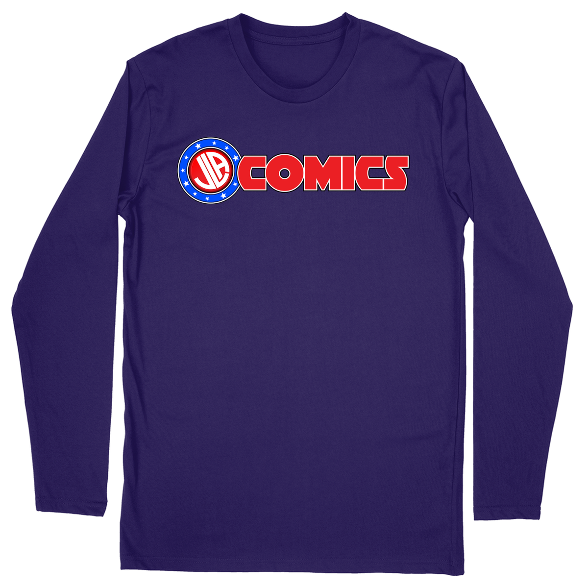 Long Sleeve Unisex T-shirt - Purple - front