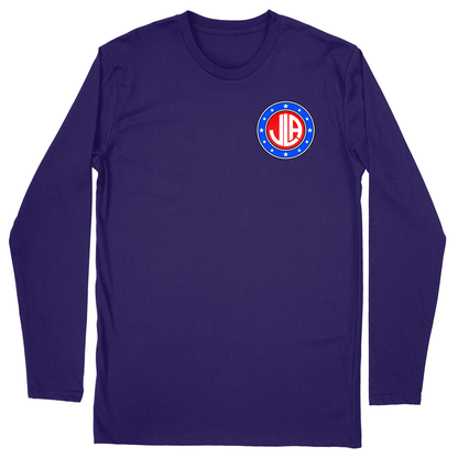 Long Sleeve Unisex T-shirt - Purple - front