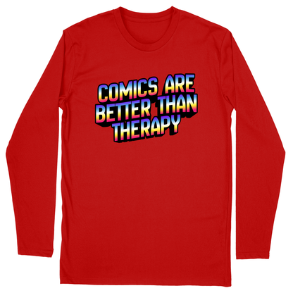 Long Sleeve Unisex T-shirt - Red - front