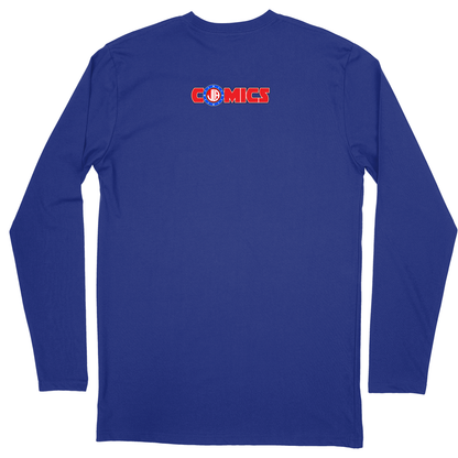 Long Sleeve Unisex T-shirt - Royal - back