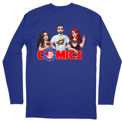 Long Sleeve Unisex T-shirt - Royal - back