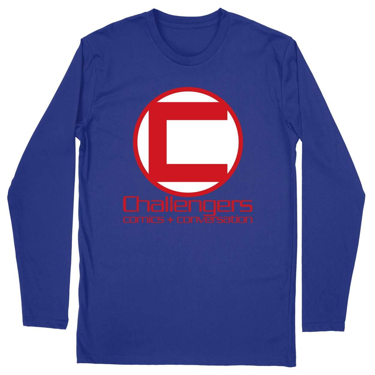 Long Sleeve Unisex T-shirt - Royal - front***Royal|||Long Sleeve Unisex T-shirt