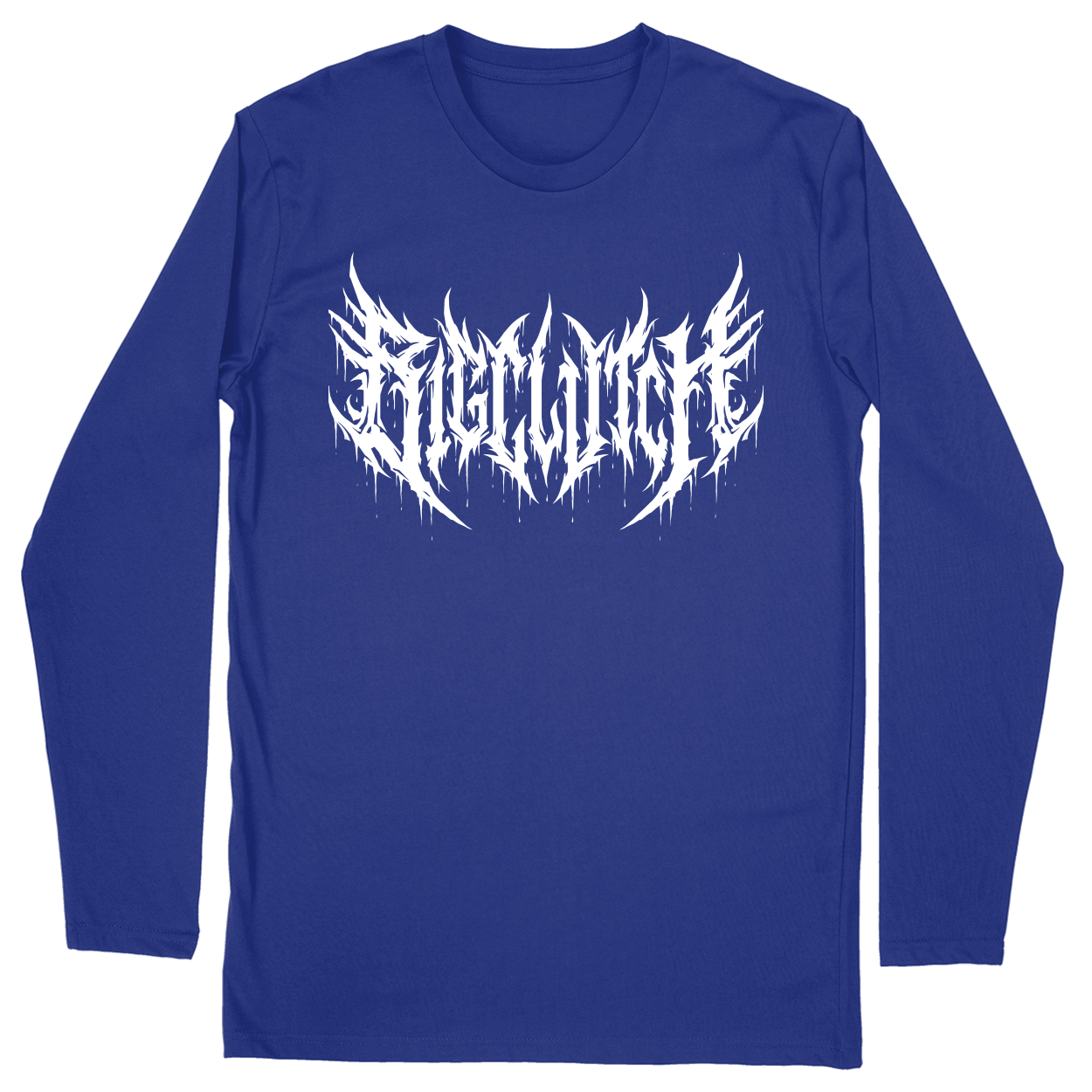 Long Sleeve Unisex T-shirt - Royal - front***Royal|||Long Sleeve Unisex T-shirt