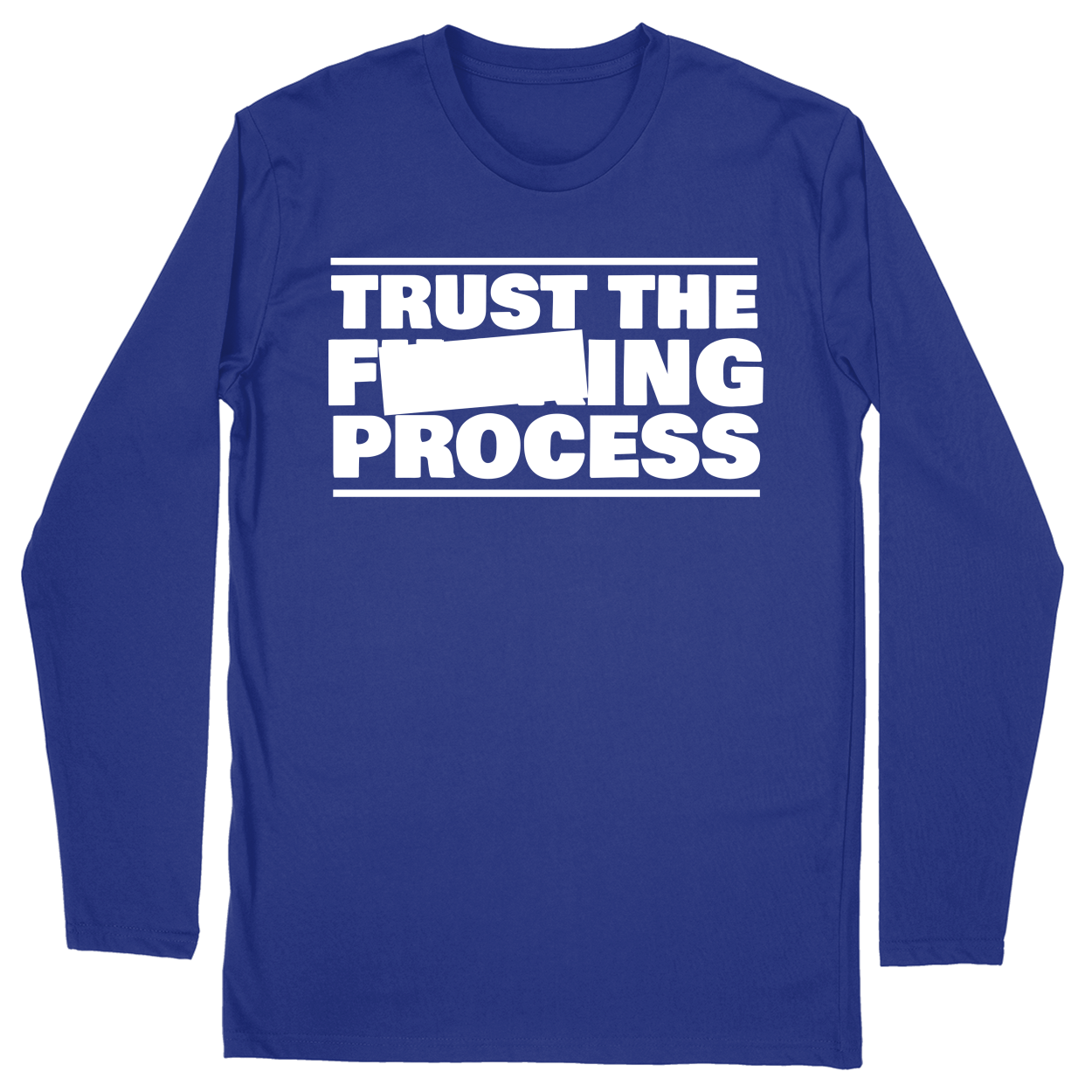Long Sleeve Unisex T-shirt - Royal - front