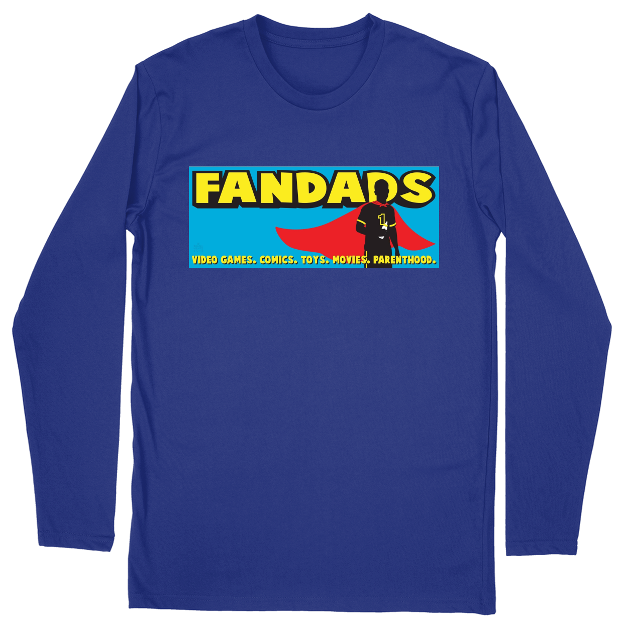 Long Sleeve Unisex T-shirt - Royal - front***Royal|||Long Sleeve Unisex T-shirt