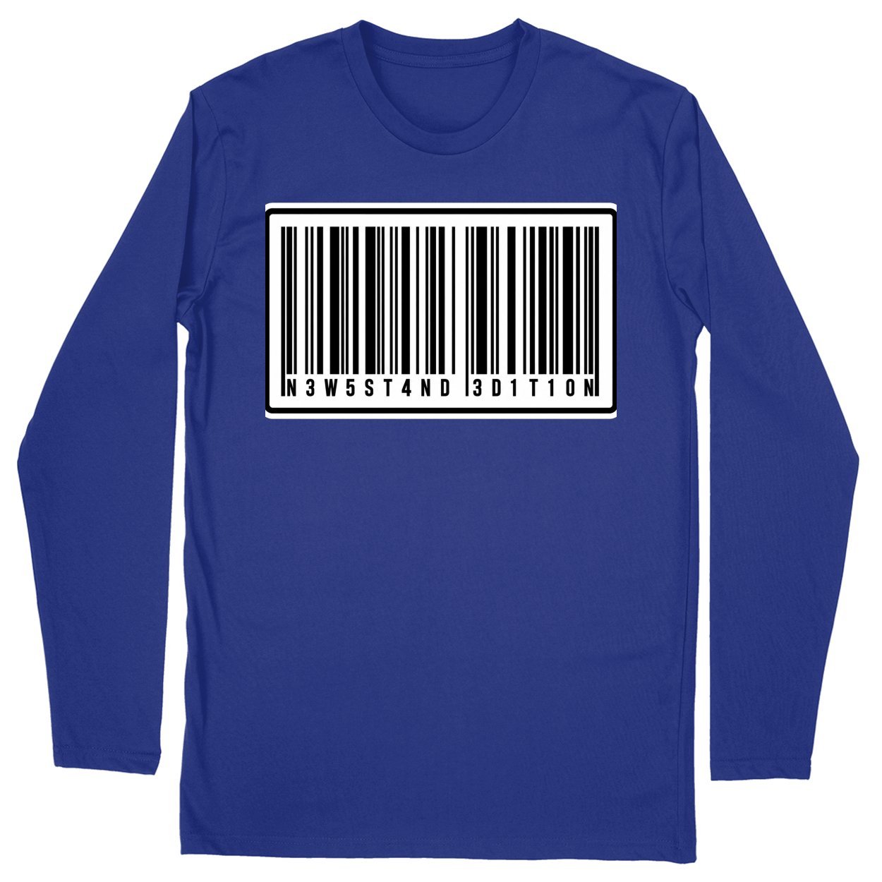 Long Sleeve Unisex T-shirt - Royal - front