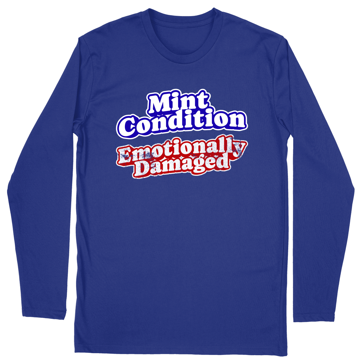 Long Sleeve Unisex T-shirt - Royal - front