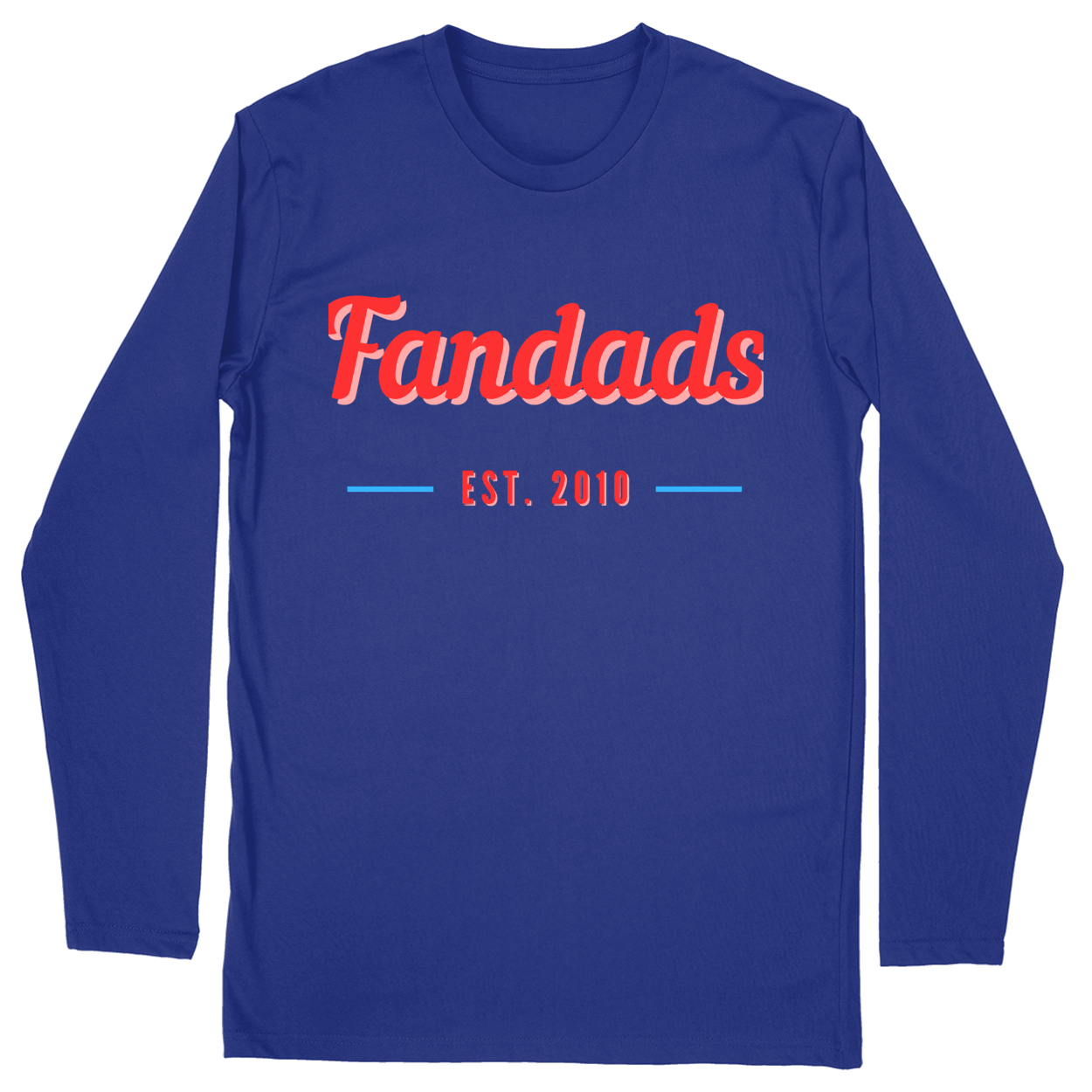 Long Sleeve Unisex T-shirt - Royal - front