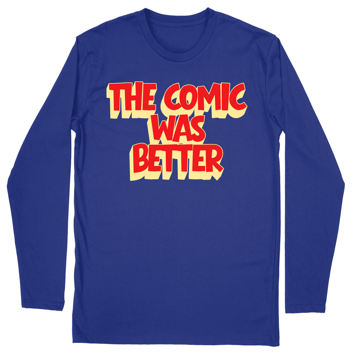 Long Sleeve Unisex T-shirt - Royal - front