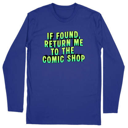 Long Sleeve Unisex T-shirt - Royal - front