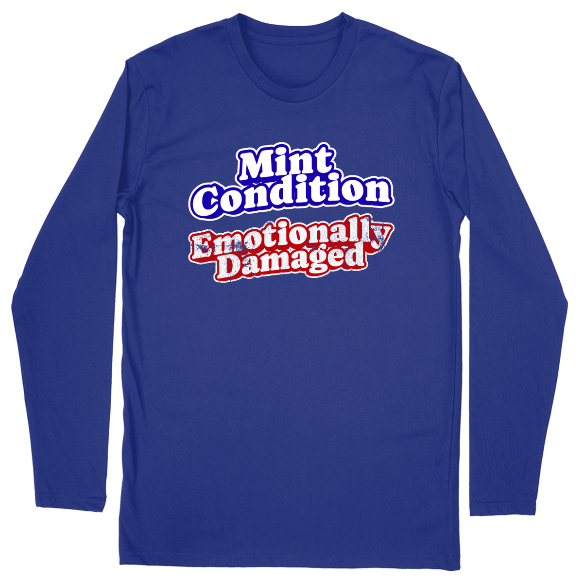 Long Sleeve Unisex T-shirt - Royal - front***Royal|||Long Sleeve Unisex T-shirt