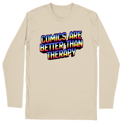 Long Sleeve Unisex T-shirt - Sand - front