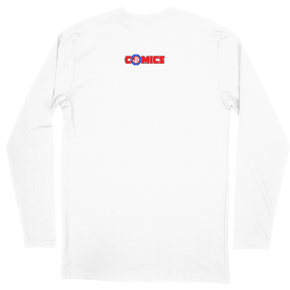 Long Sleeve Unisex T-shirt - White - back