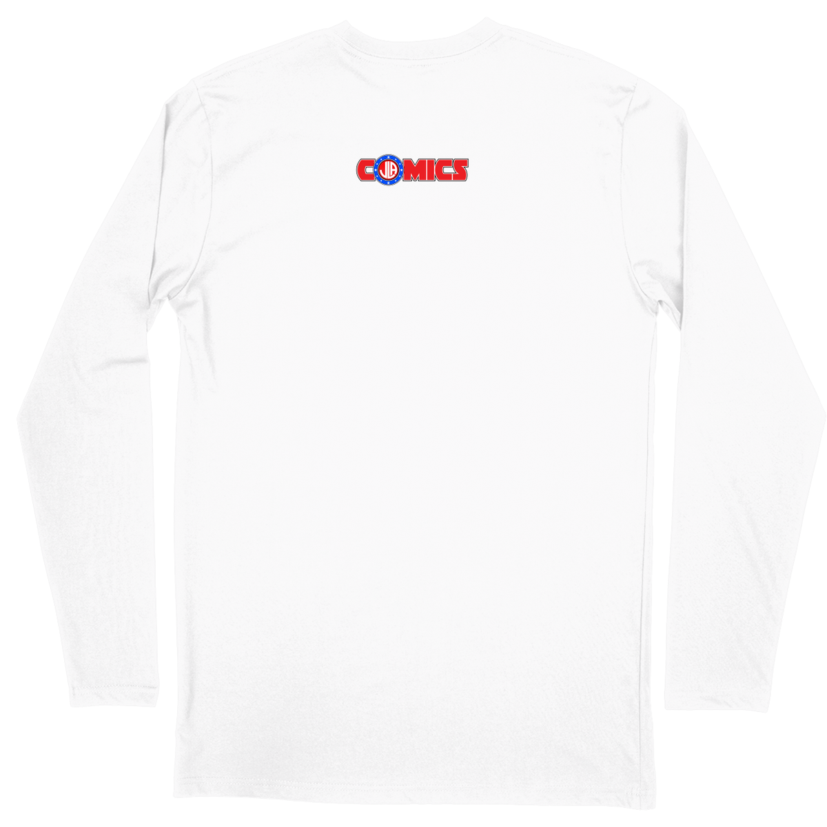 Long Sleeve Unisex T-shirt - White - back***White|||Long Sleeve Unisex T-shirt