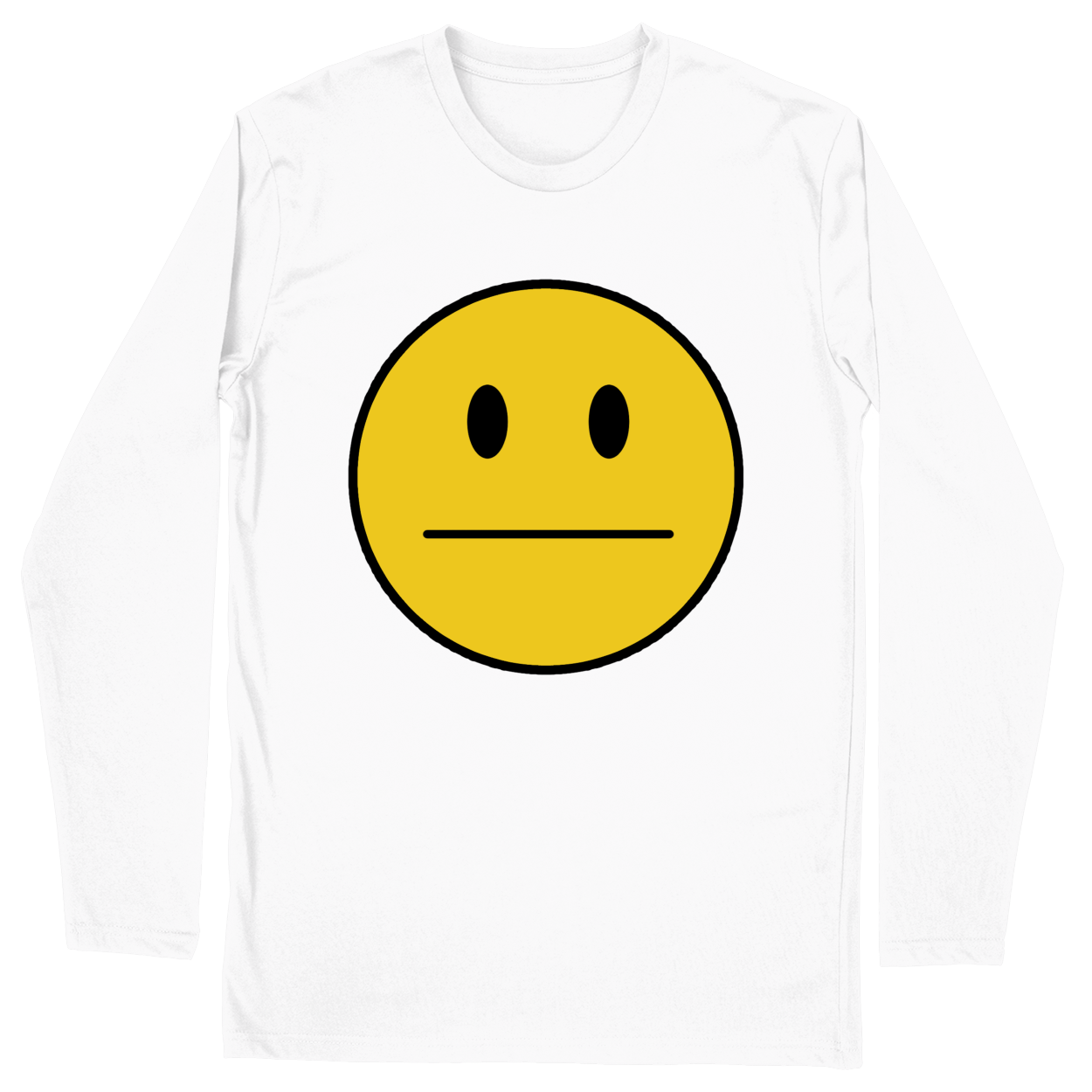 Long Sleeve Unisex T-shirt - White - front