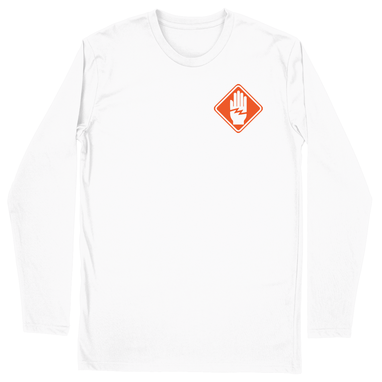 Long Sleeve Unisex T-shirt - White - front