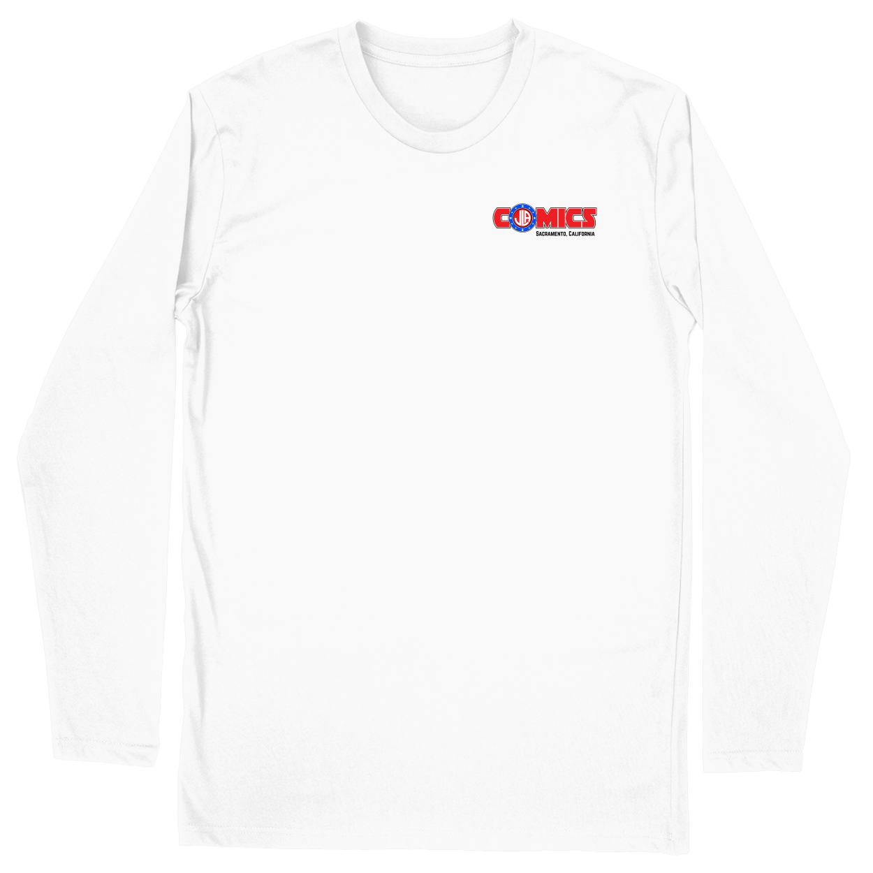 Long Sleeve Unisex T-shirt - White - front