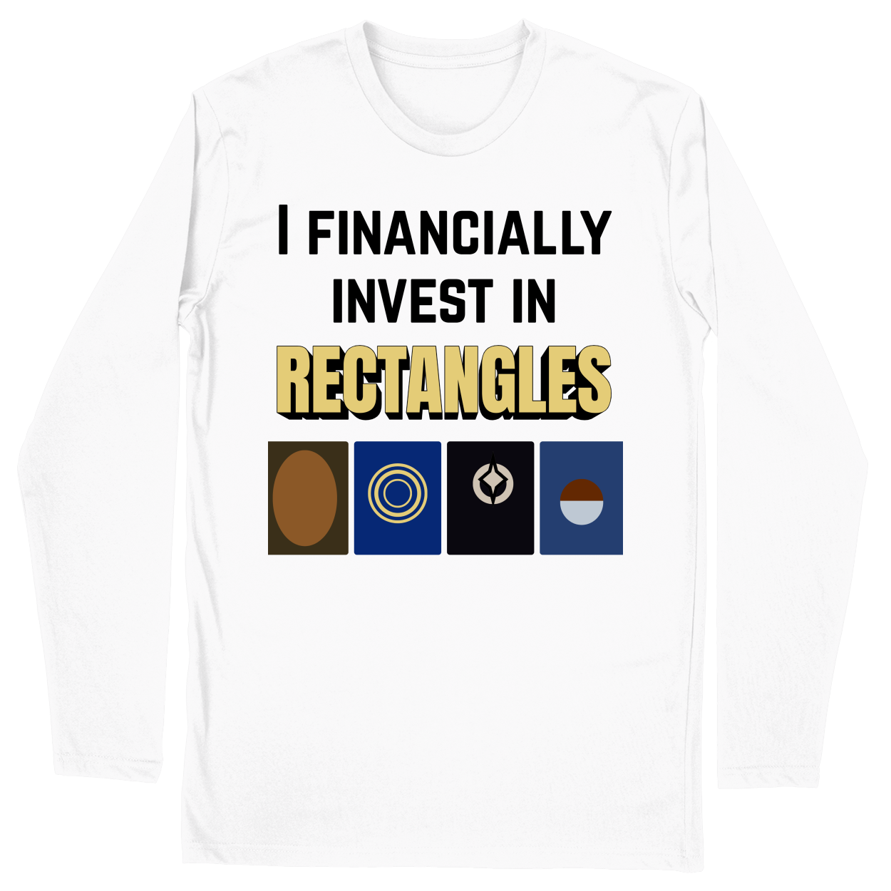 Long Sleeve Unisex T-shirt - White - front