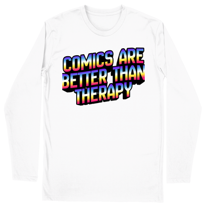 Long Sleeve Unisex T-shirt - White - front