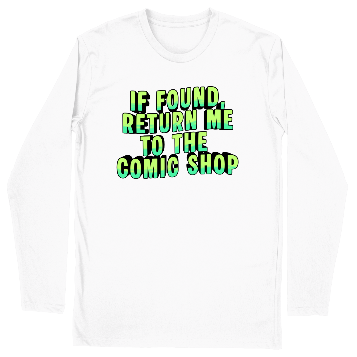 Long Sleeve Unisex T-shirt - White - front***White|||Long Sleeve Unisex T-shirt