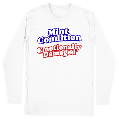 Long Sleeve Unisex T-shirt - White - front