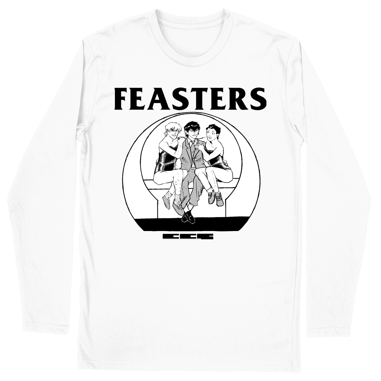 Long Sleeve Unisex T-shirt - White - front***White|||Long Sleeve Unisex T-shirt